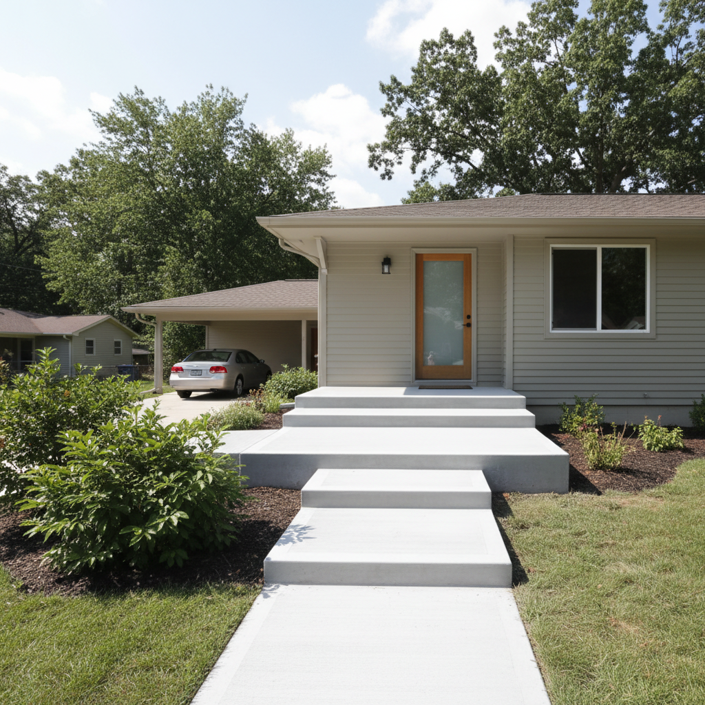 Concrete Slab Foundations completed by Excellence Concrete Solutions in St. Charles, MD